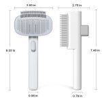 Two-in-One Pet Grooming Brush, Easily Removes Loose Undercoat and Tangled Hair - Image 2