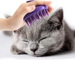 Washable Silicone Pet Brush, Suitable for Pet Deshedding, Massaging and Bathing, Scratch-Resistant