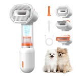 Four-in-One Self-Cleaning Deshedding Brush, Anti-Static, Massage, Cleaning and Deshedding Comb in One!