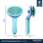 Pet Grooming Brush, Suitable for Cats and Dogs, All Breeds and Hair Types - Image 2