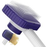 Cat Comb, Removes Floating Hair and Tangles, Round Comb Teeth Reduce Pulling Pain