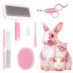 Pet Deshedding Brush, for Removing Shedding Hair and Tangles (Pink)