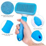 Pet Self-Cleaning Deshedding Brush for Deshedding, Massaging and Grooming, Removes Loose Undercoat - Image 2