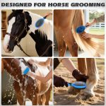 2-Piece Pet Grooming Tool Set - Deshedding Brush for Deshedding and Bathing, Suitable for Short-Haired/Long-Haired Dogs - Image 2